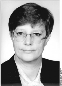 Sybille Reider im April 1990.