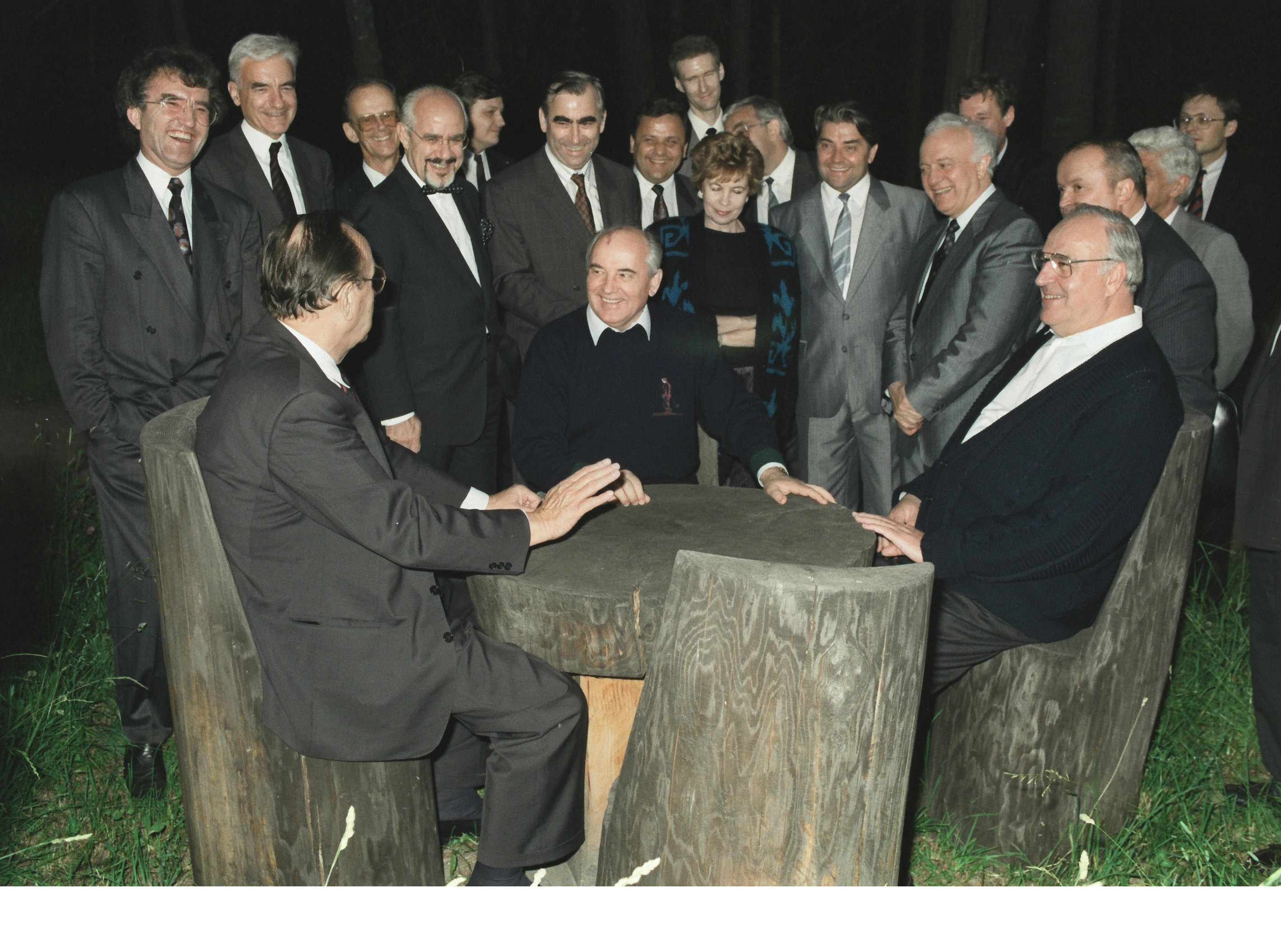Bundeskanzler Kohl in der UdSSR (Kaukasus) 1990. Quelle: Bundesregierung/Pfeil