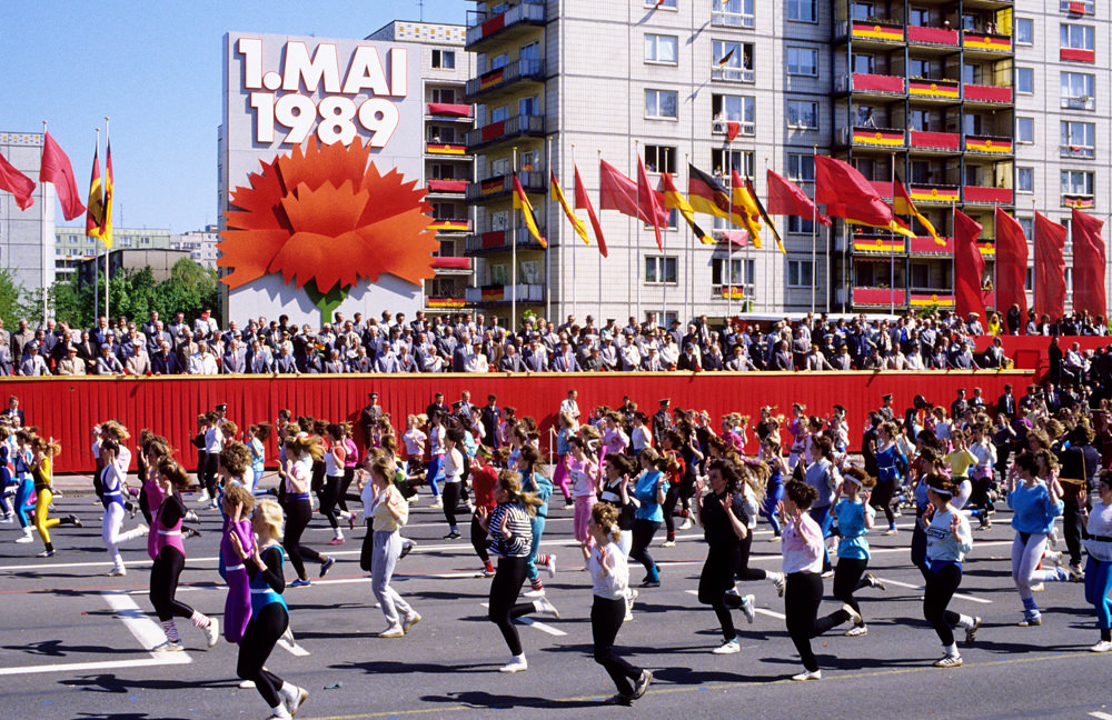 Demonstration zum 1. Mai in Ost-Berlin