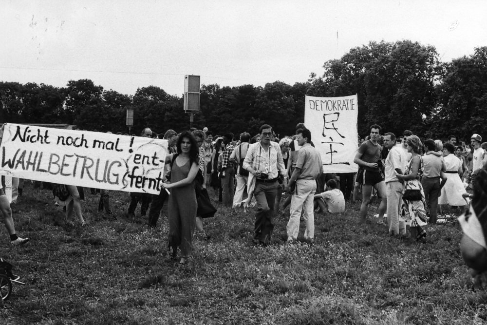 9. Juli 1989, Leipzig, Galopprennbahn Scheibenholz