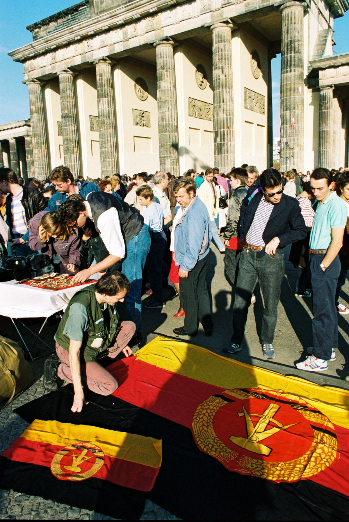 Feier zur Wiedervereinigung 3. Oktober 1990 in Berlin. Quelle: Bundesregierung / Lehnartz